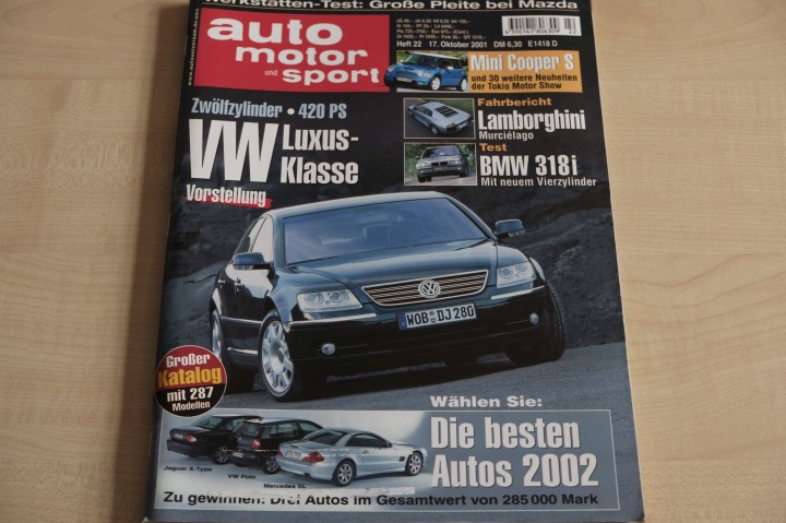 Deckblatt Auto Motor und Sport (22/2001)